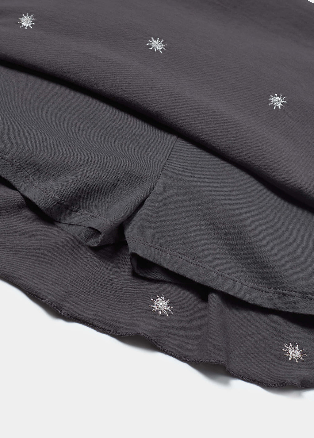 Falda smock bordados
