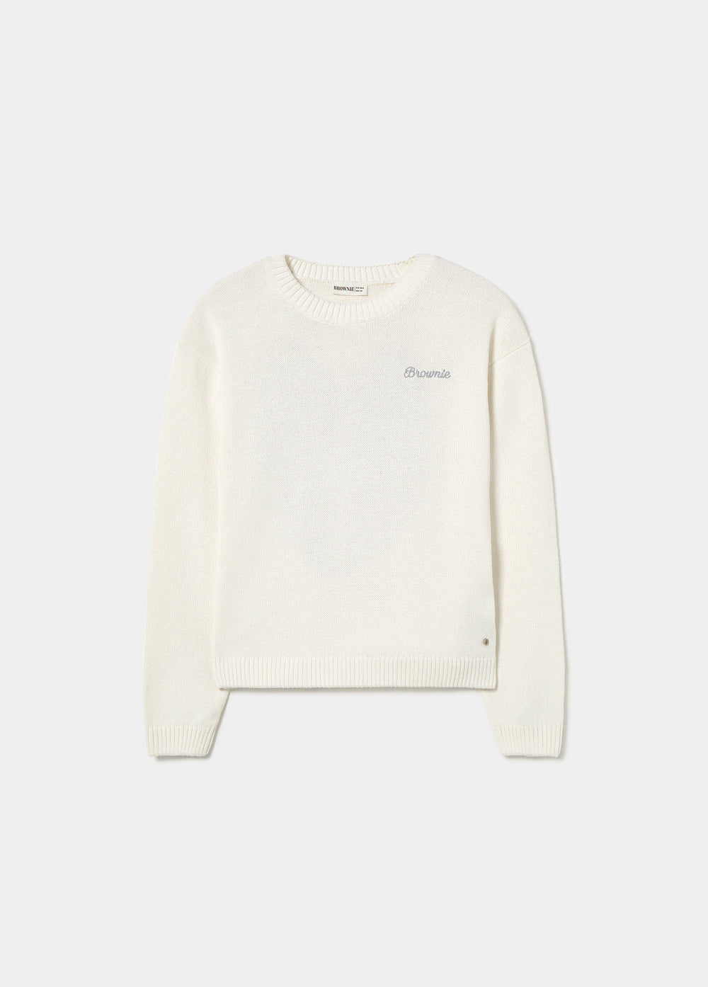Wing studded back sweater