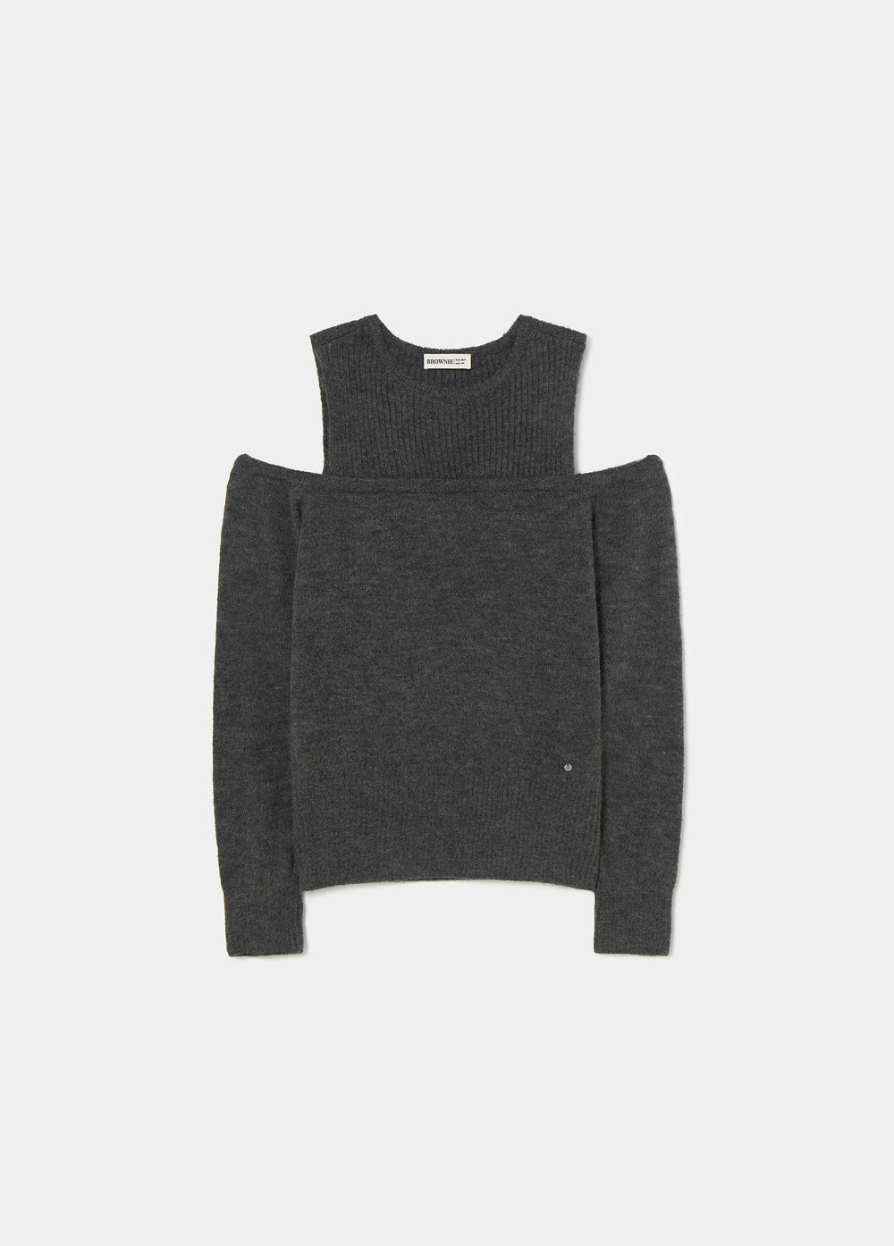 Jumper with cutout shoulders