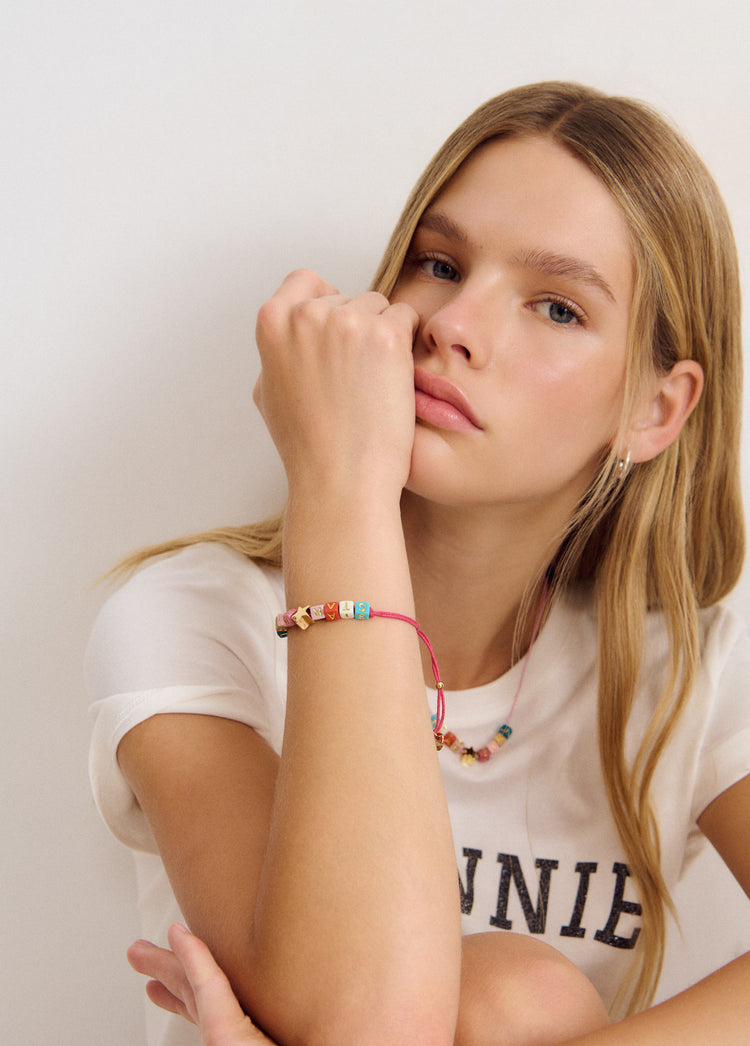 Letter dice bracelet