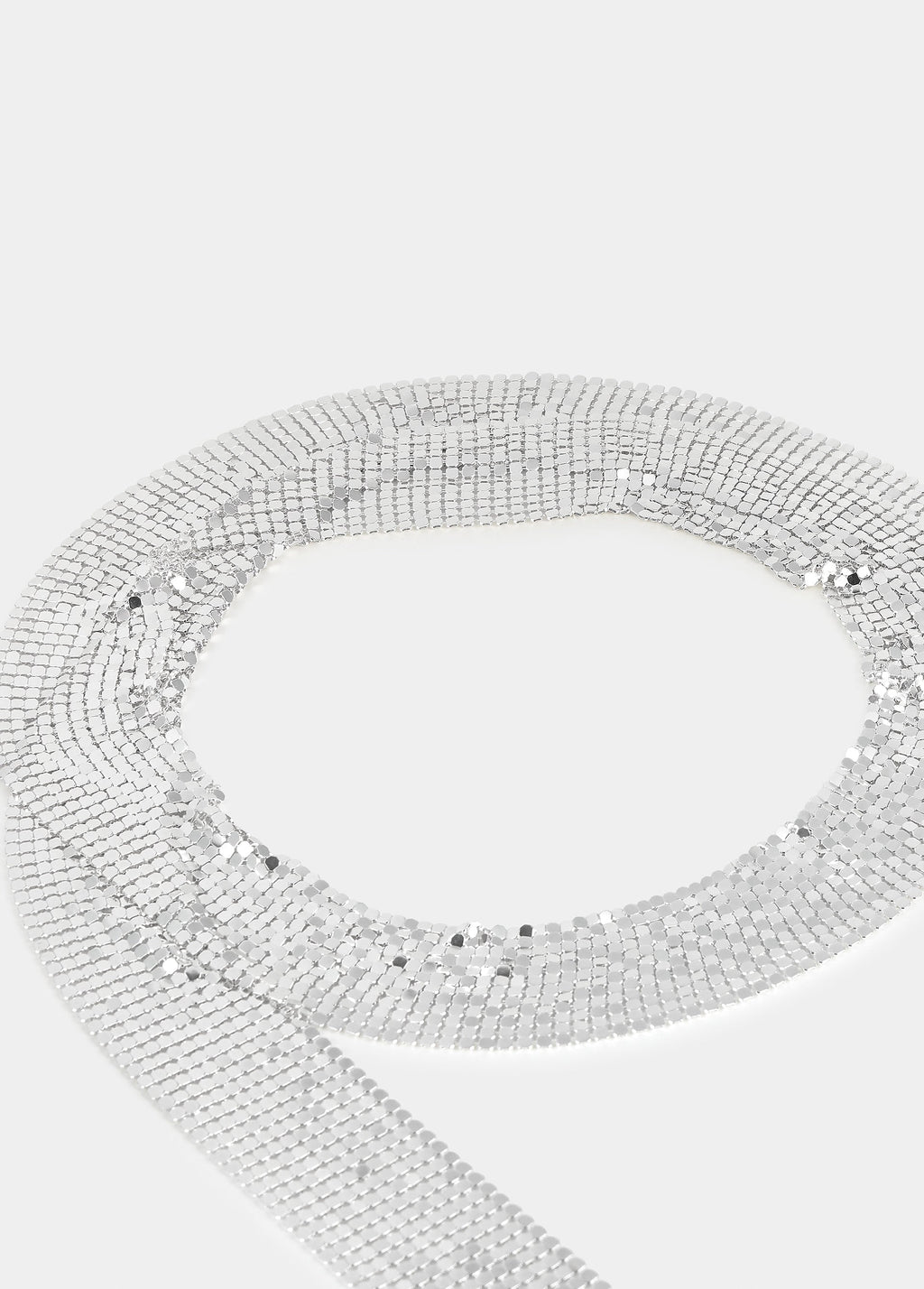 Metal mesh necklace