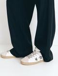 Glitter animal-print sneaker