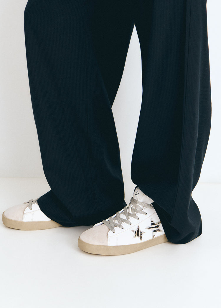 Zapatilla glitter animal print