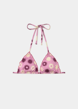Sun print bikini top