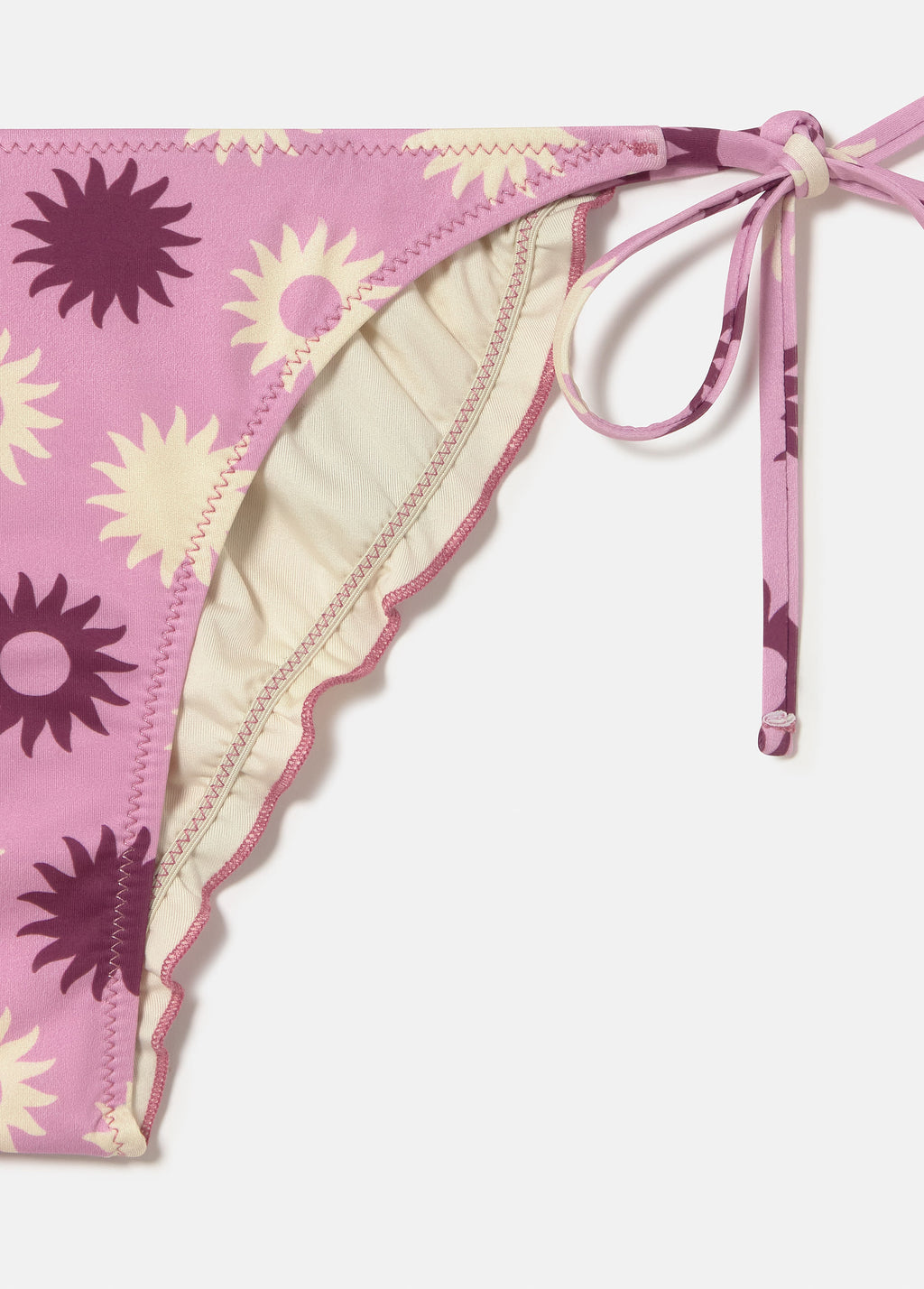 Bikinihose mit Sonnen-Muster