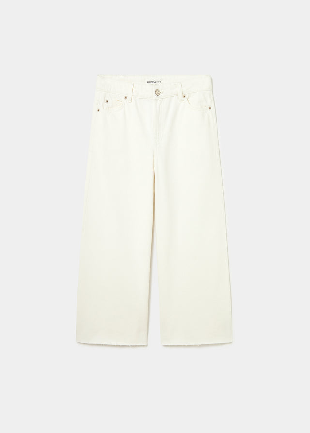 Cropped culotte Trouser