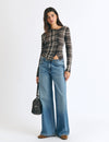 Basic mid-rise jeans