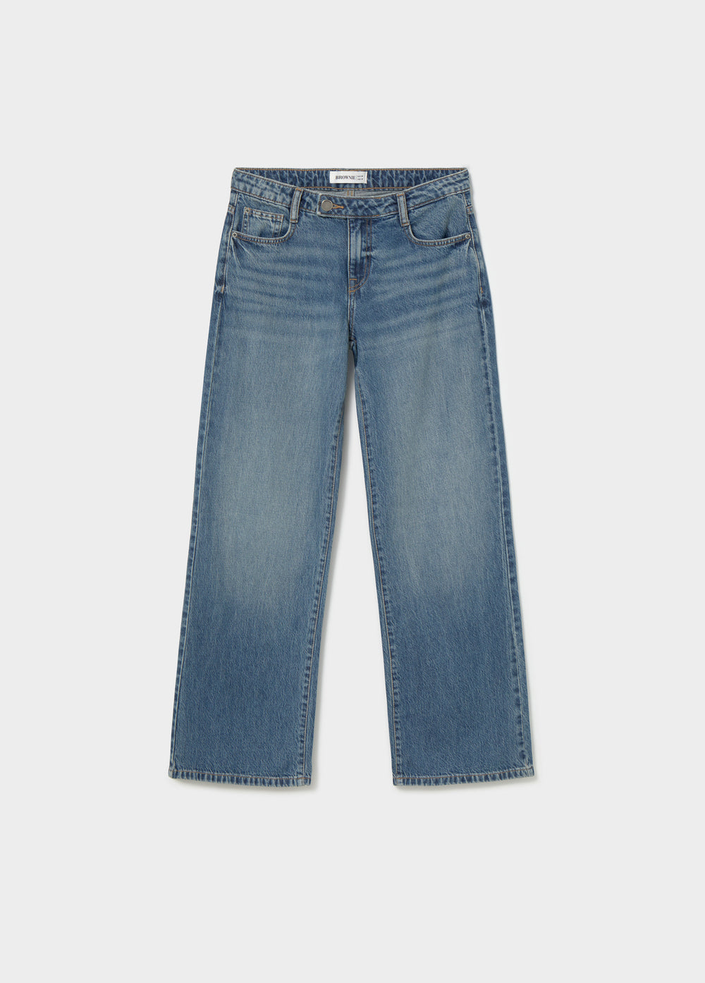 Basic mid-rise jeans
