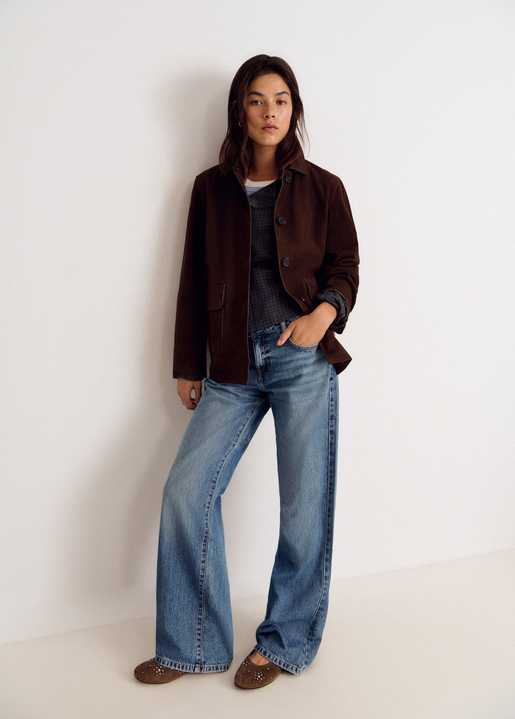 Wildlederjacke