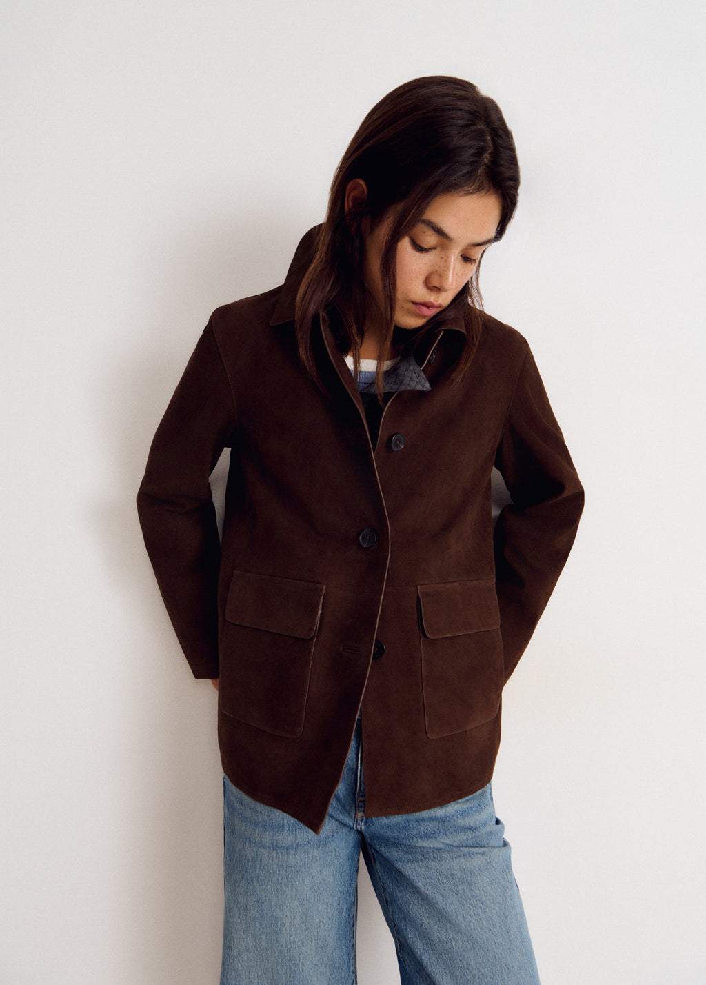 Wildlederjacke