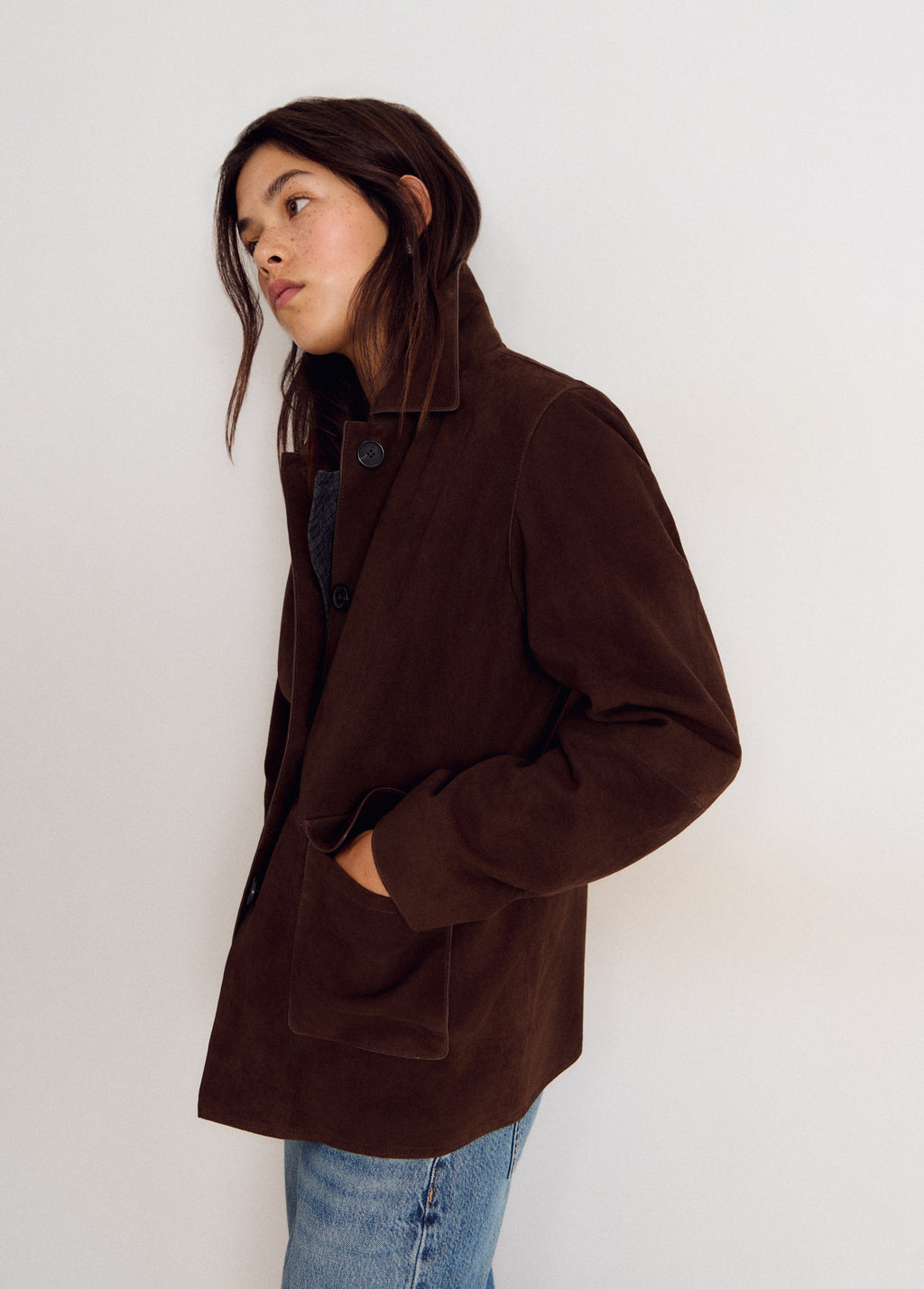 Wildlederjacke