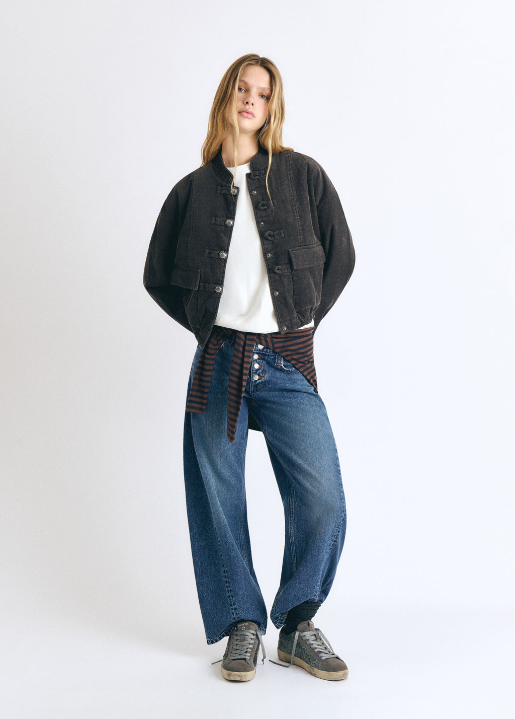 Quilted corduroy jacket