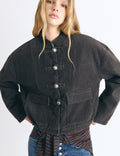 Quilted corduroy jacket
