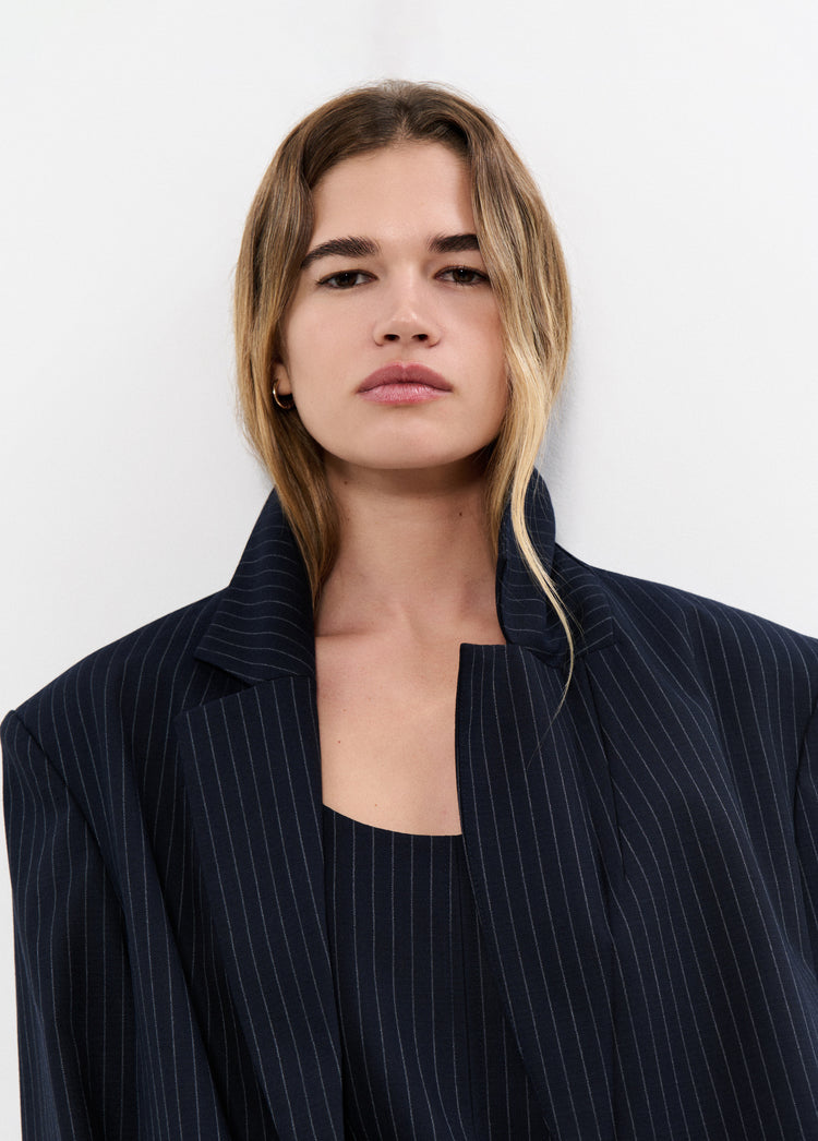 Pinstripe blazer