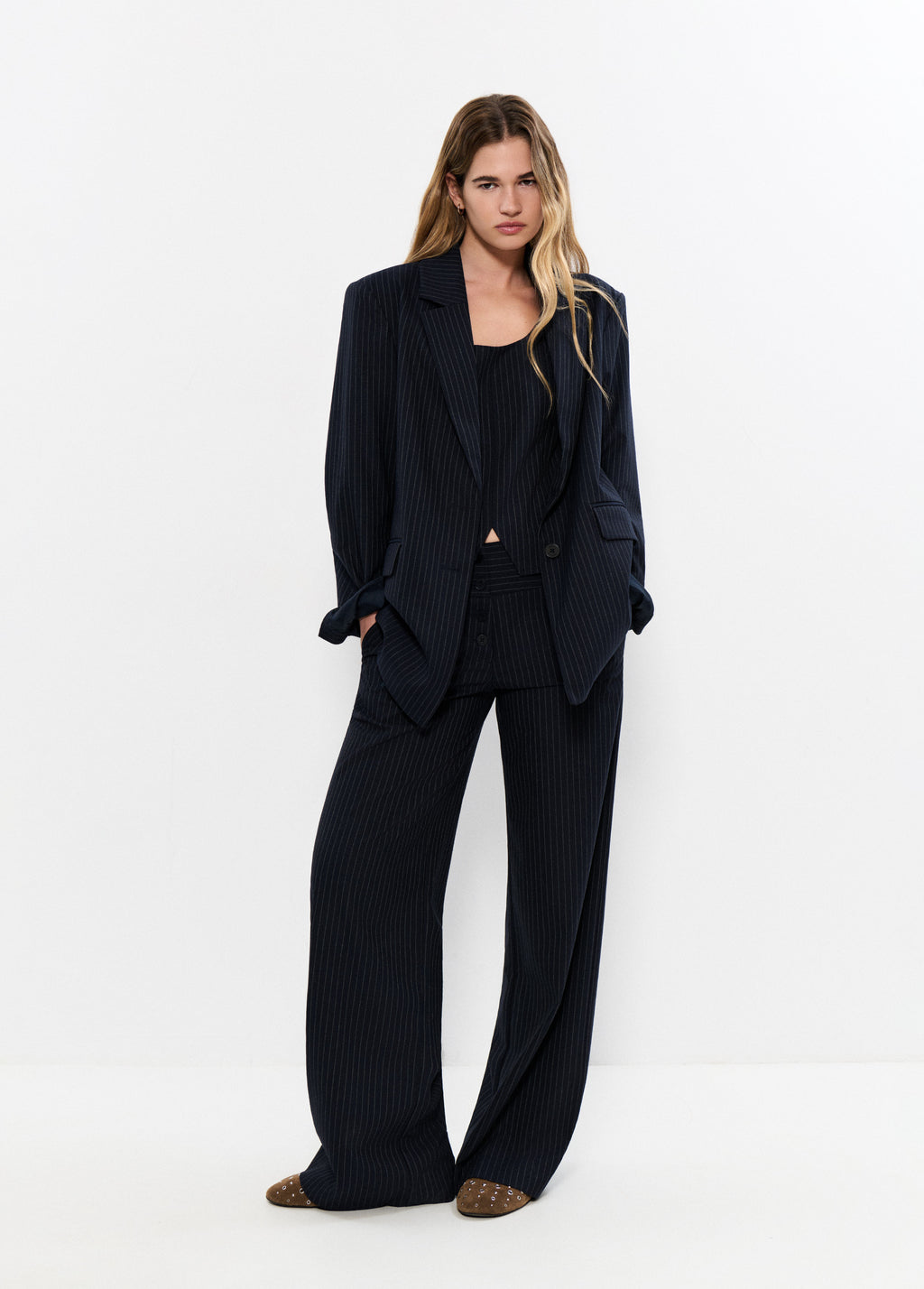 Pinstripe blazer