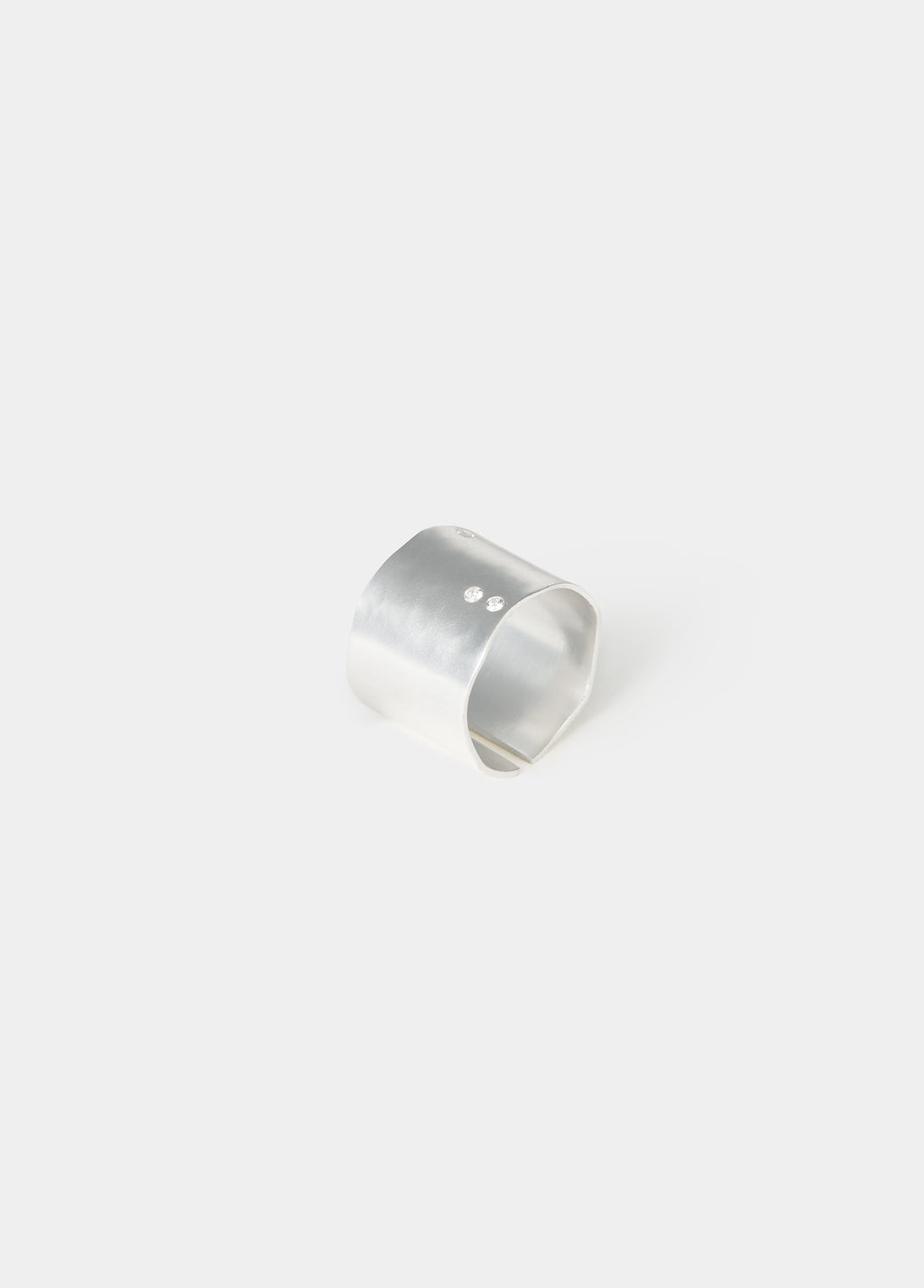 Wide engraved ring