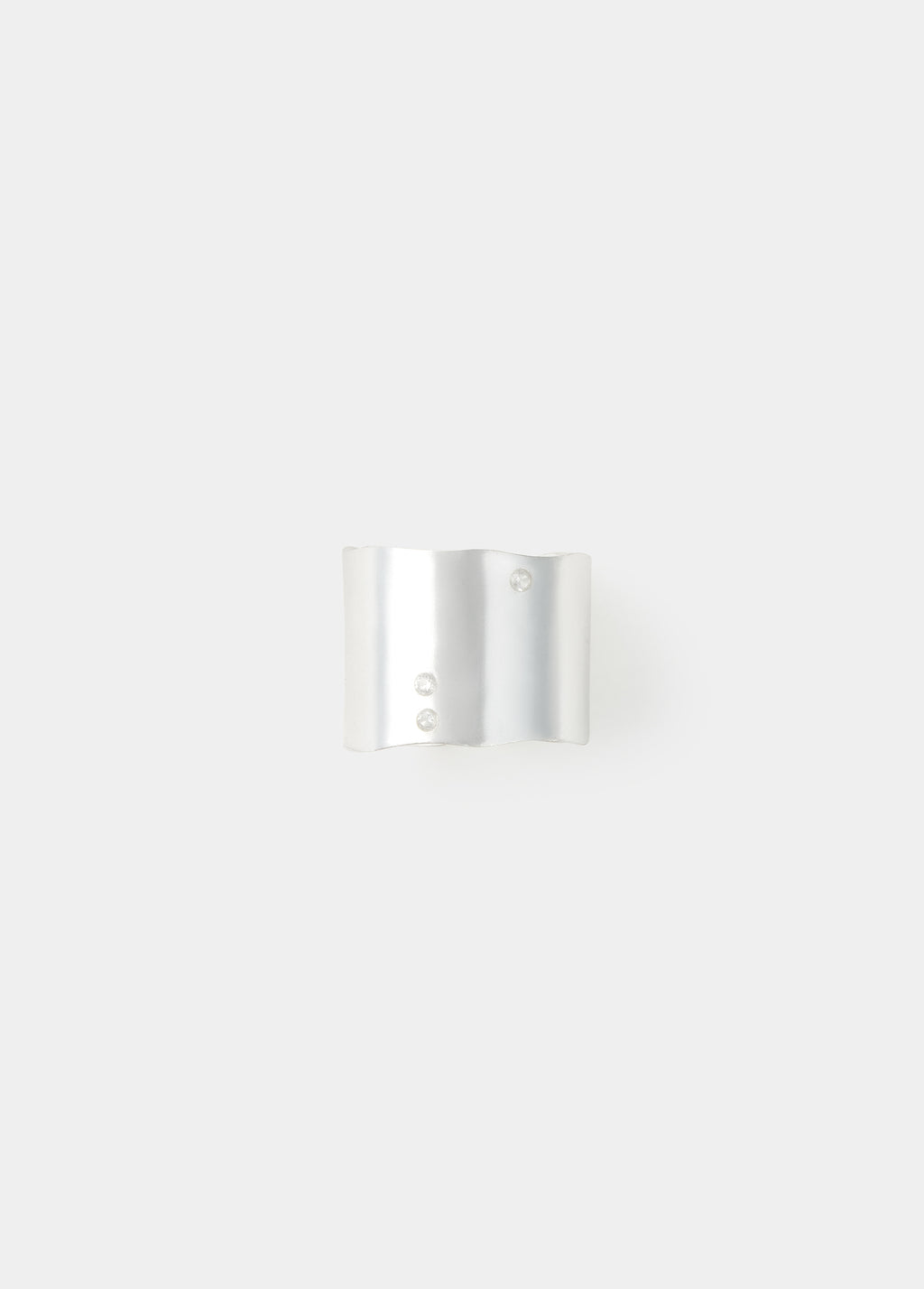Wide engraved ring