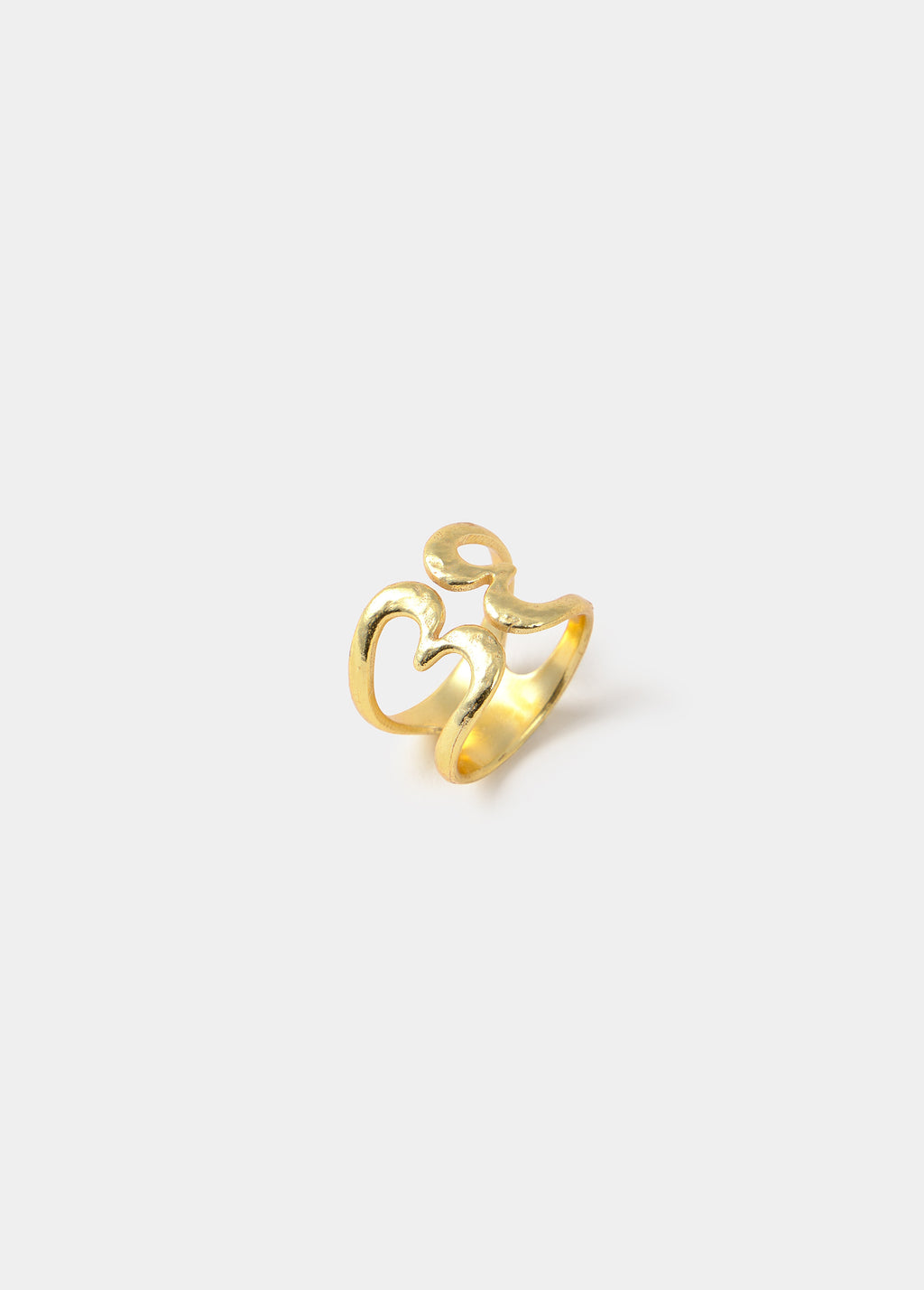 B heart ring