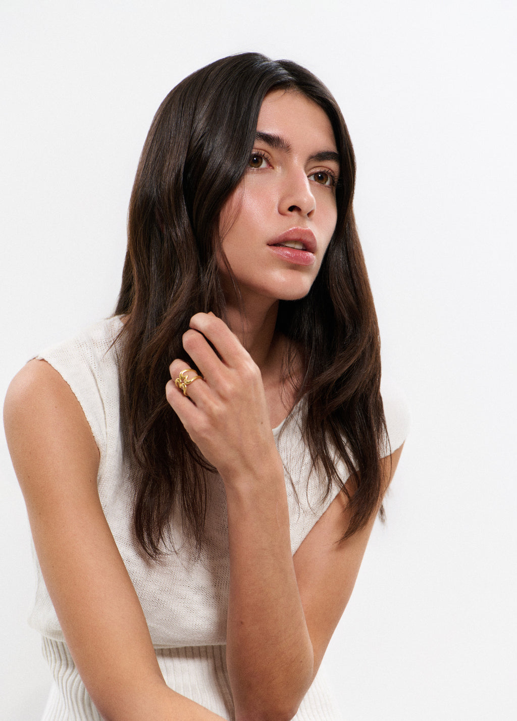 B heart ring