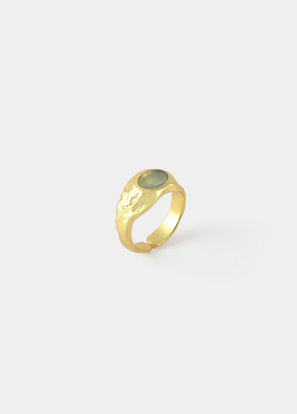Anillo irregular piedra