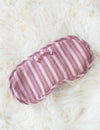 Striped eye mask