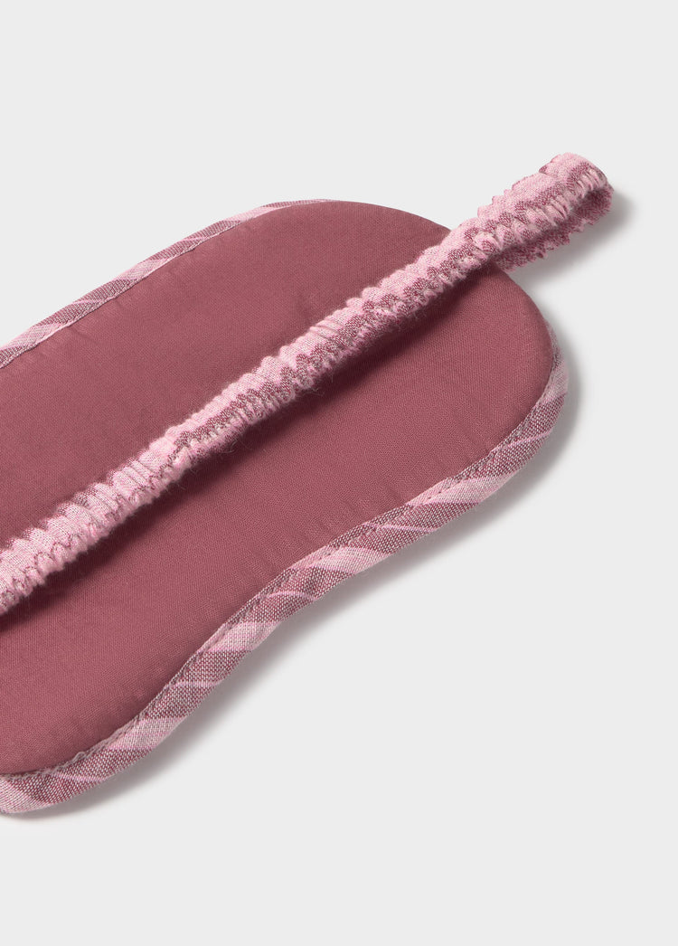 Striped eye mask
