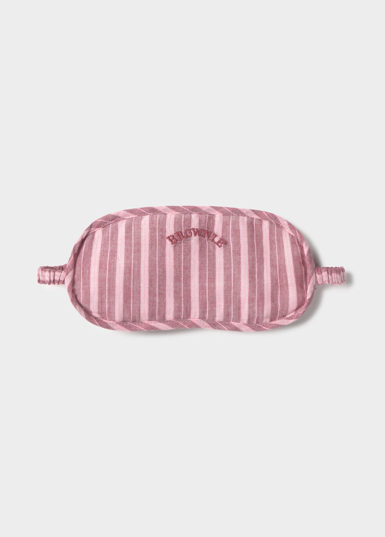 Striped eye mask