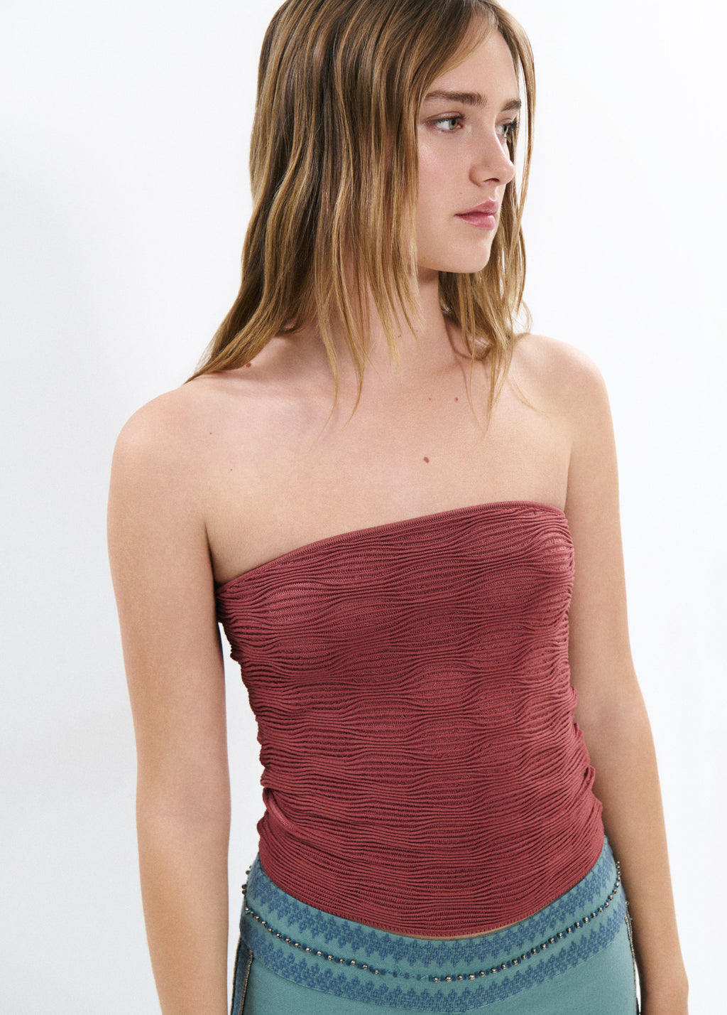Fantasy knit bandeau