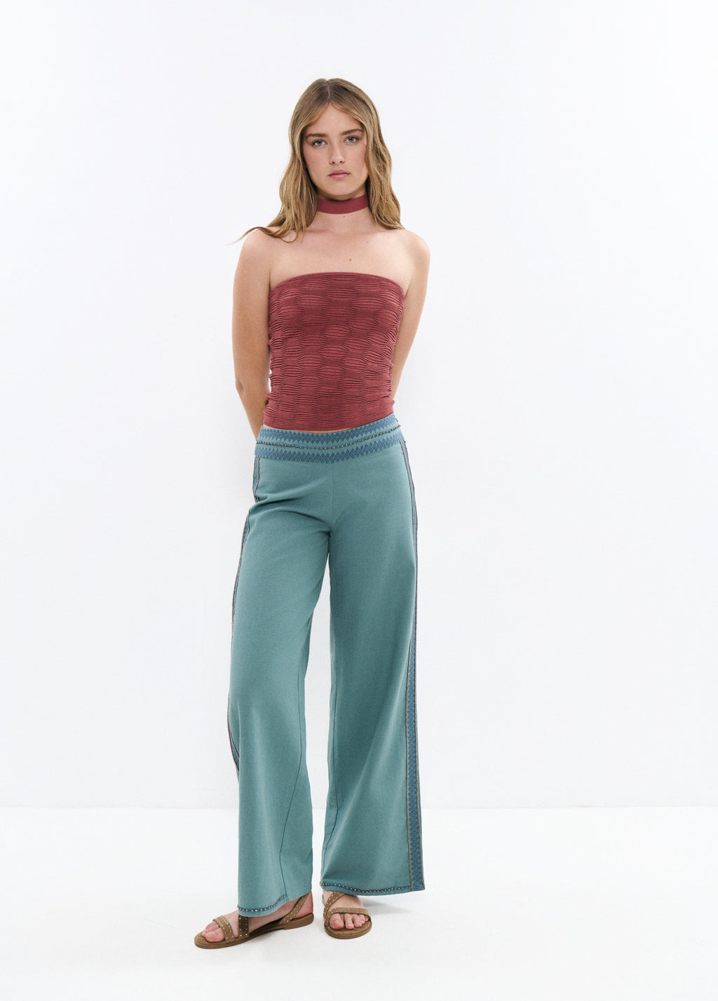 Fantasy knit bandeau