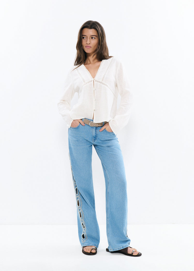 Blusa romantica