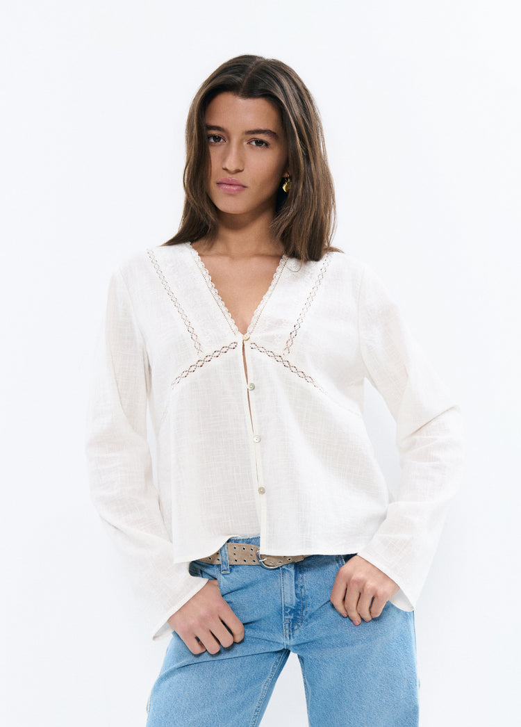 Blusa romantica