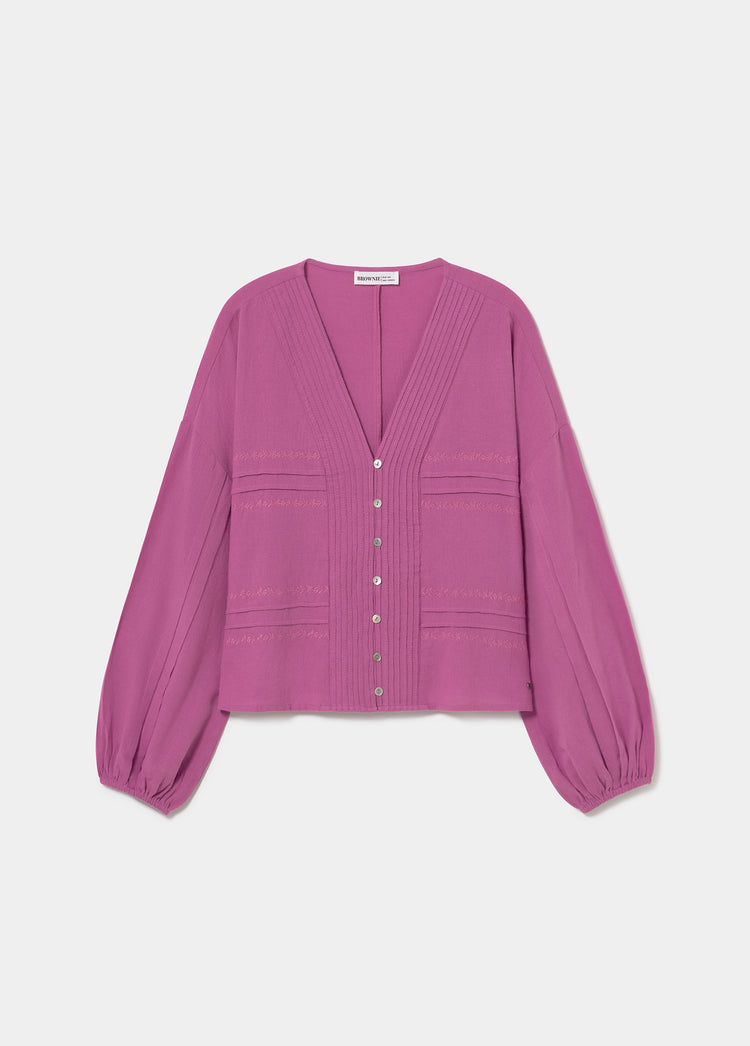 Blusa ricamata