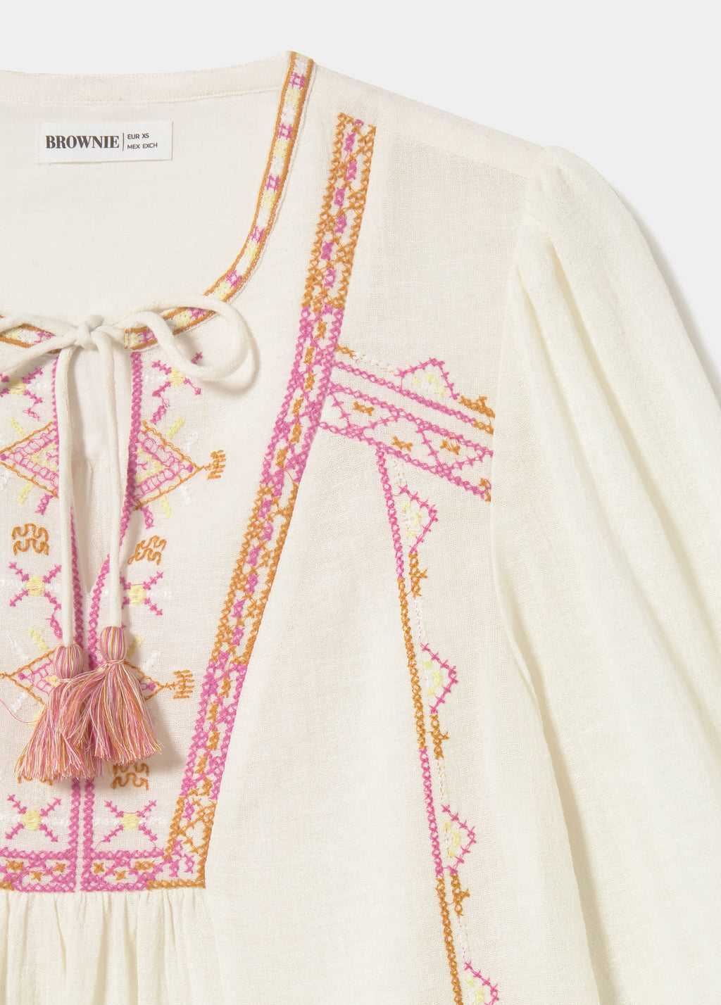 Blouse brodée