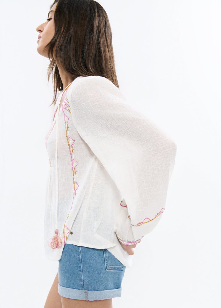 Embroidered blouse