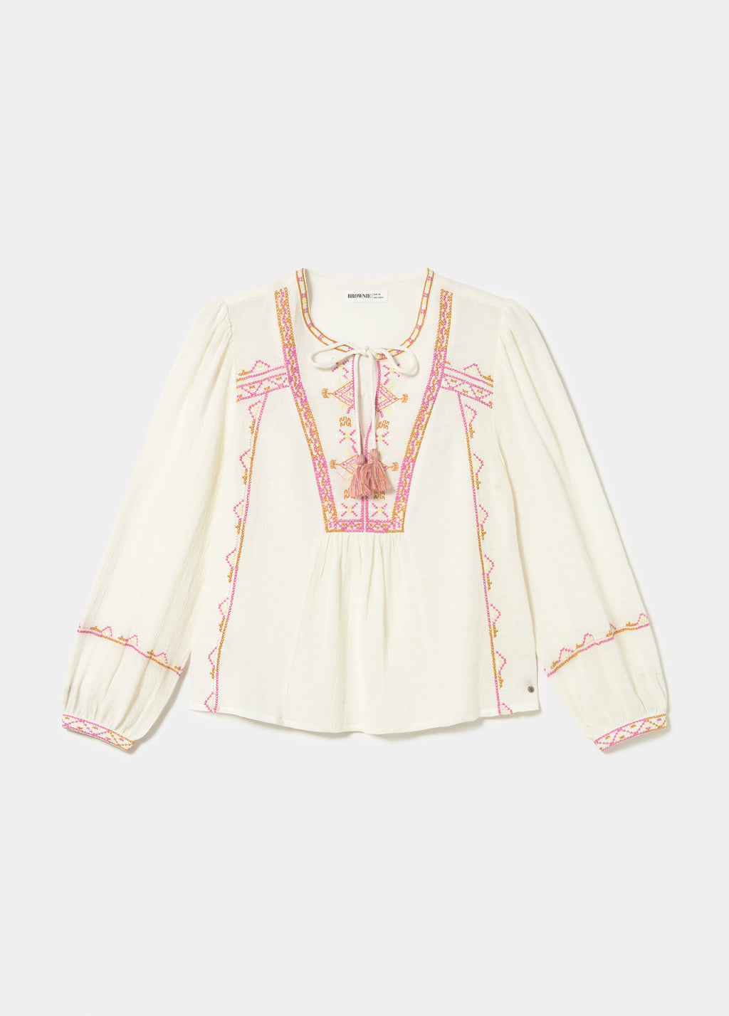 Blouse brodée