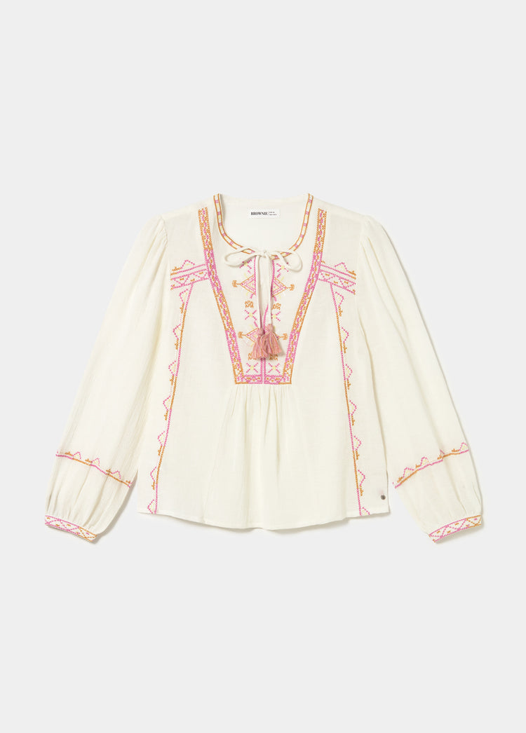 Embroidered blouse