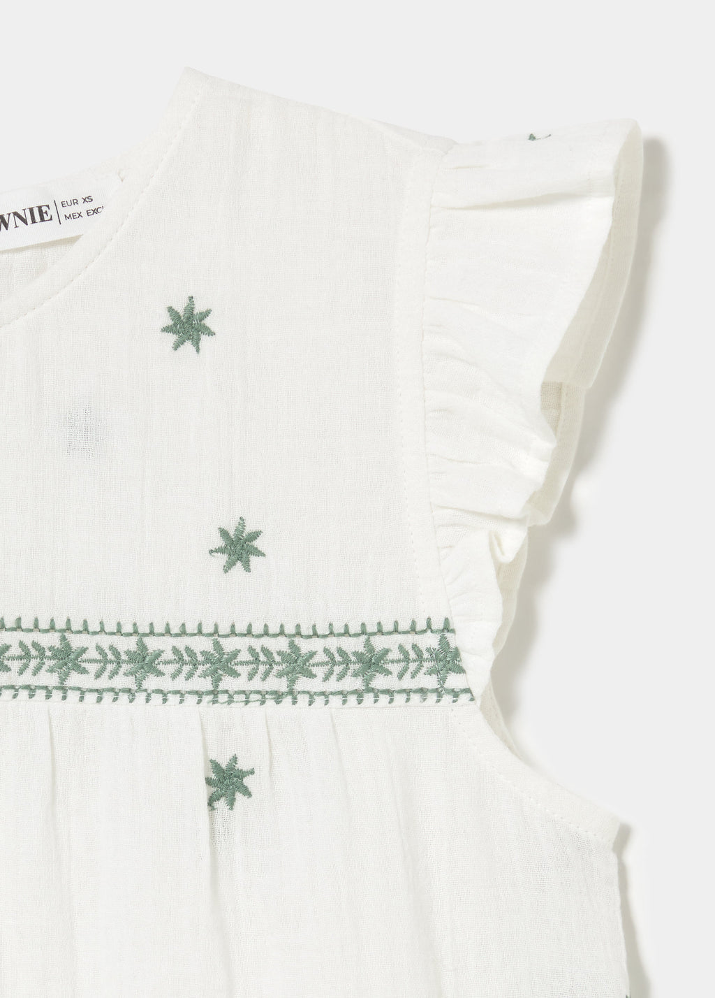 Blusa dobleta amb brodats