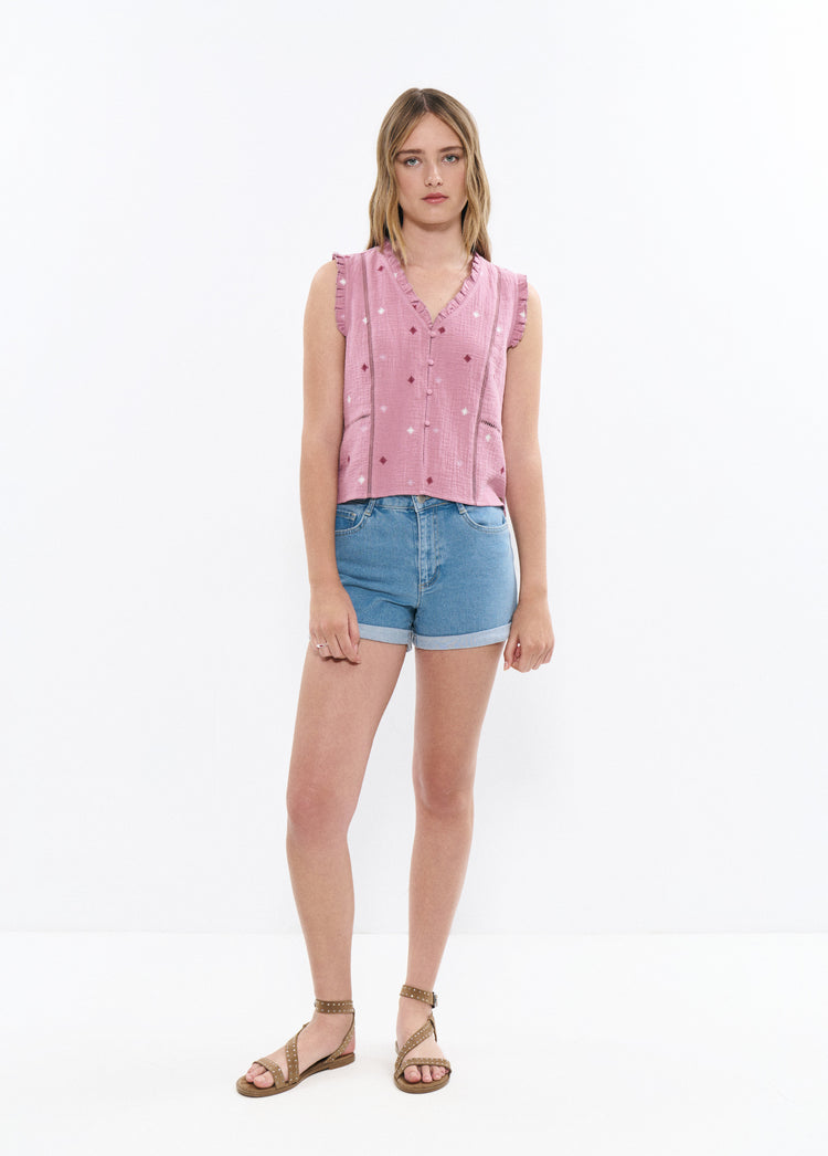 Blusa dobletela estrellas