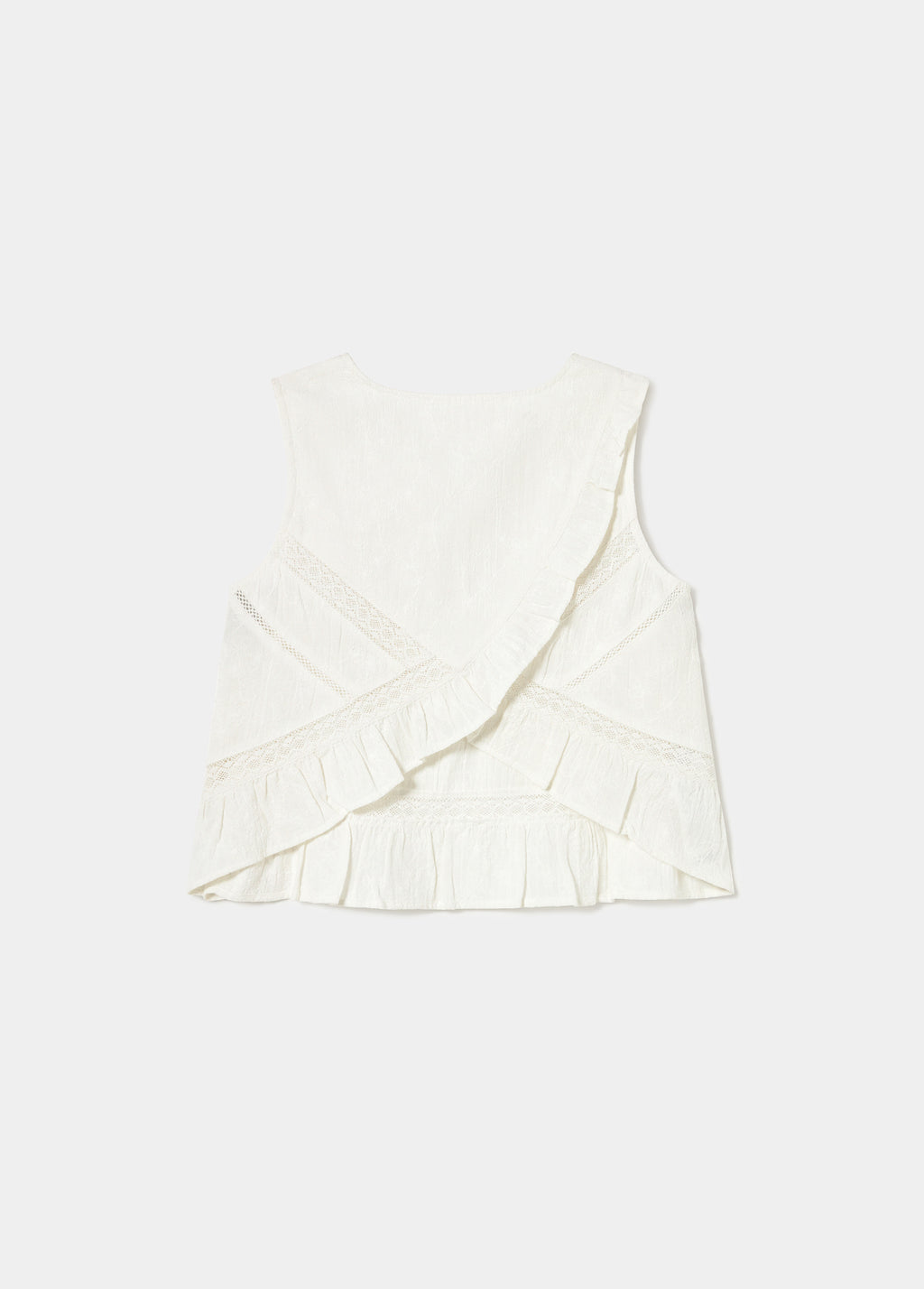 Blusa com decote e laços