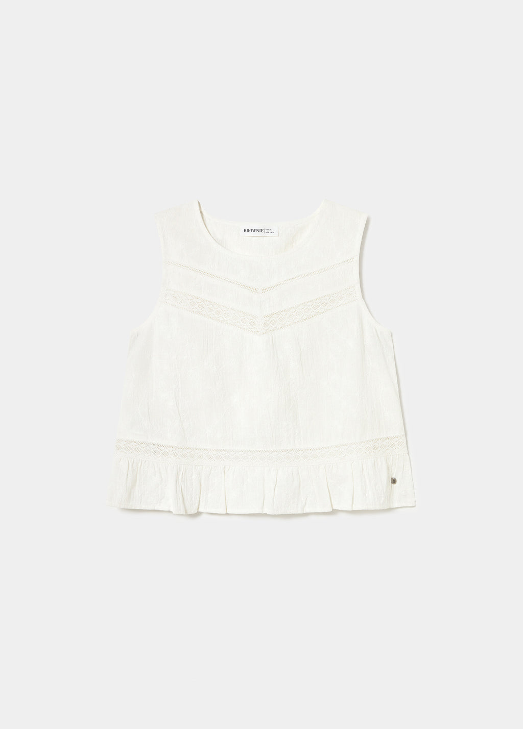 Blusa com decote e laços