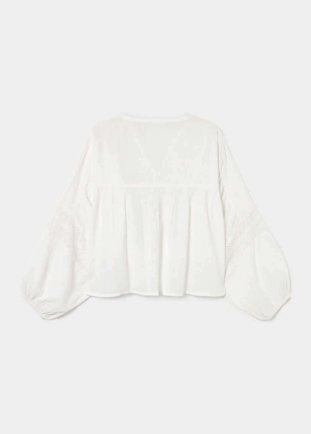 Blusa romántica manga larga