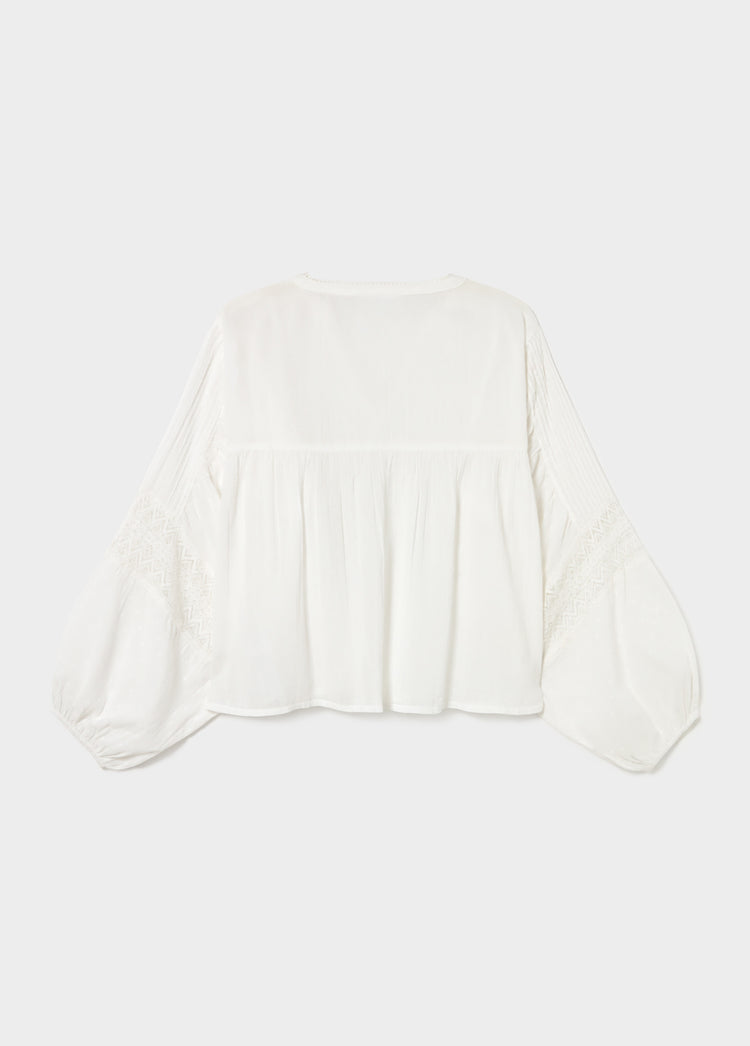 Romantic long sleeve blouse
