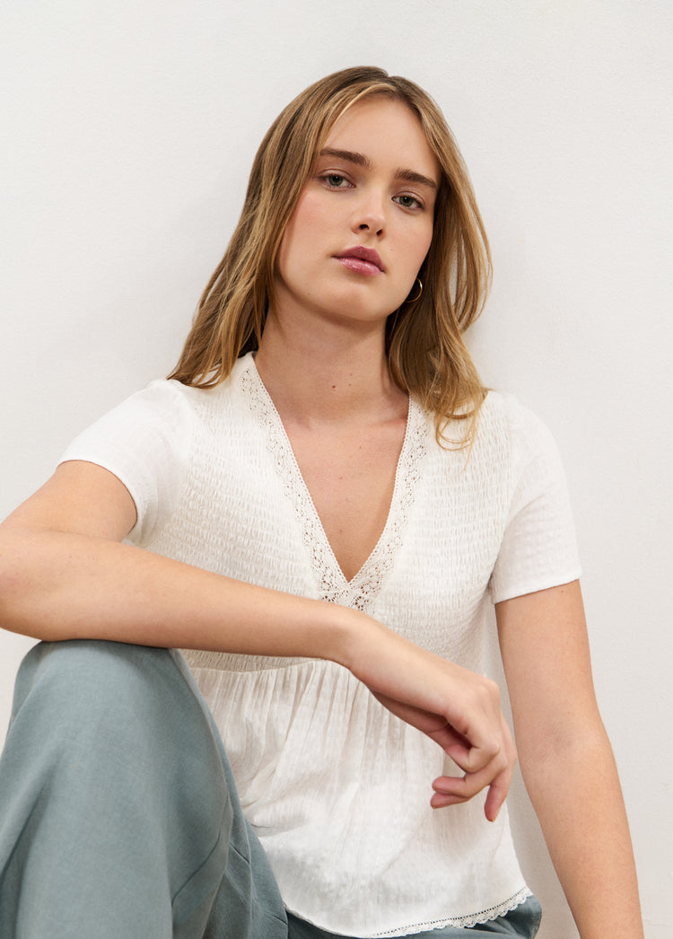 Blusa smock