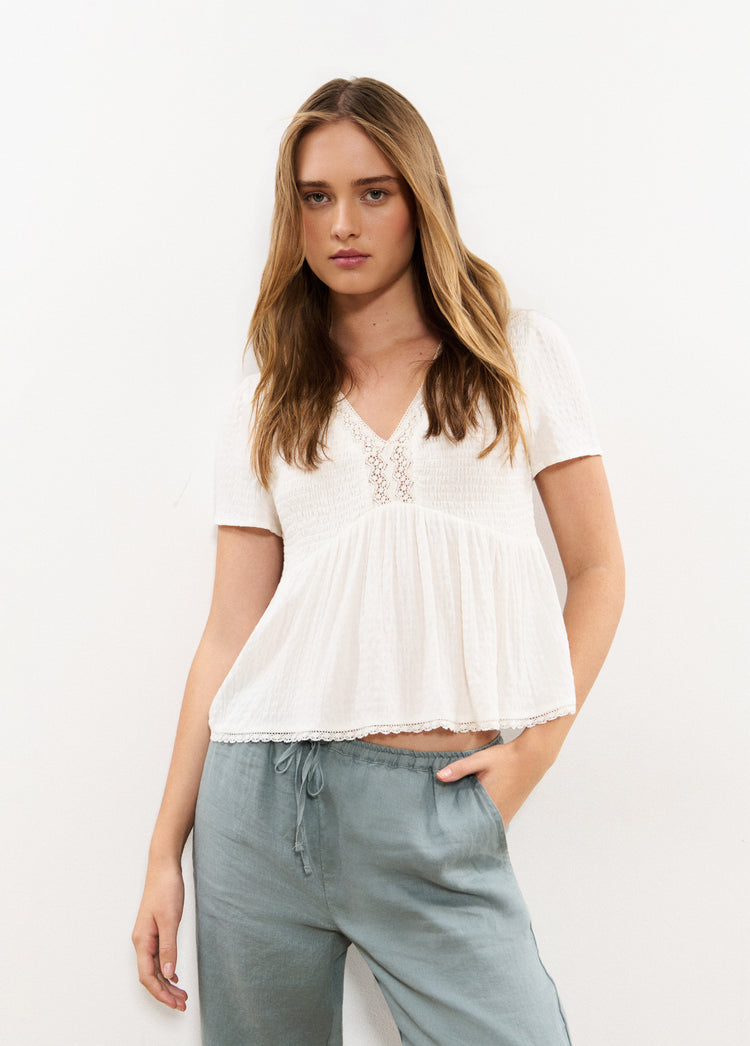 Blusa smock