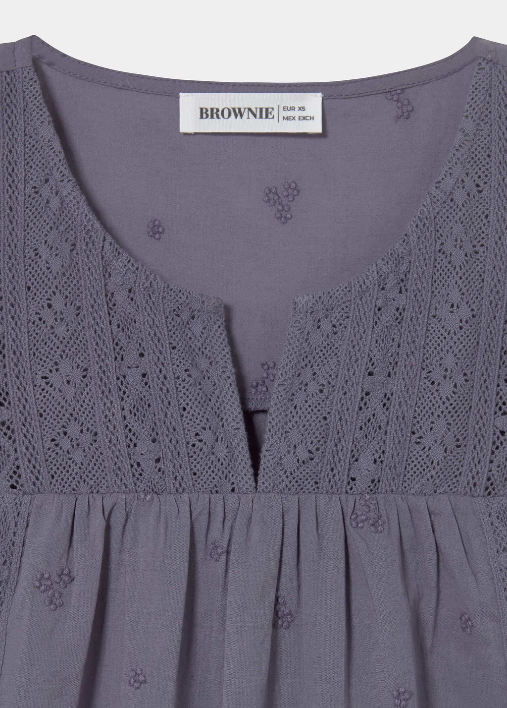 Lace strap blouse