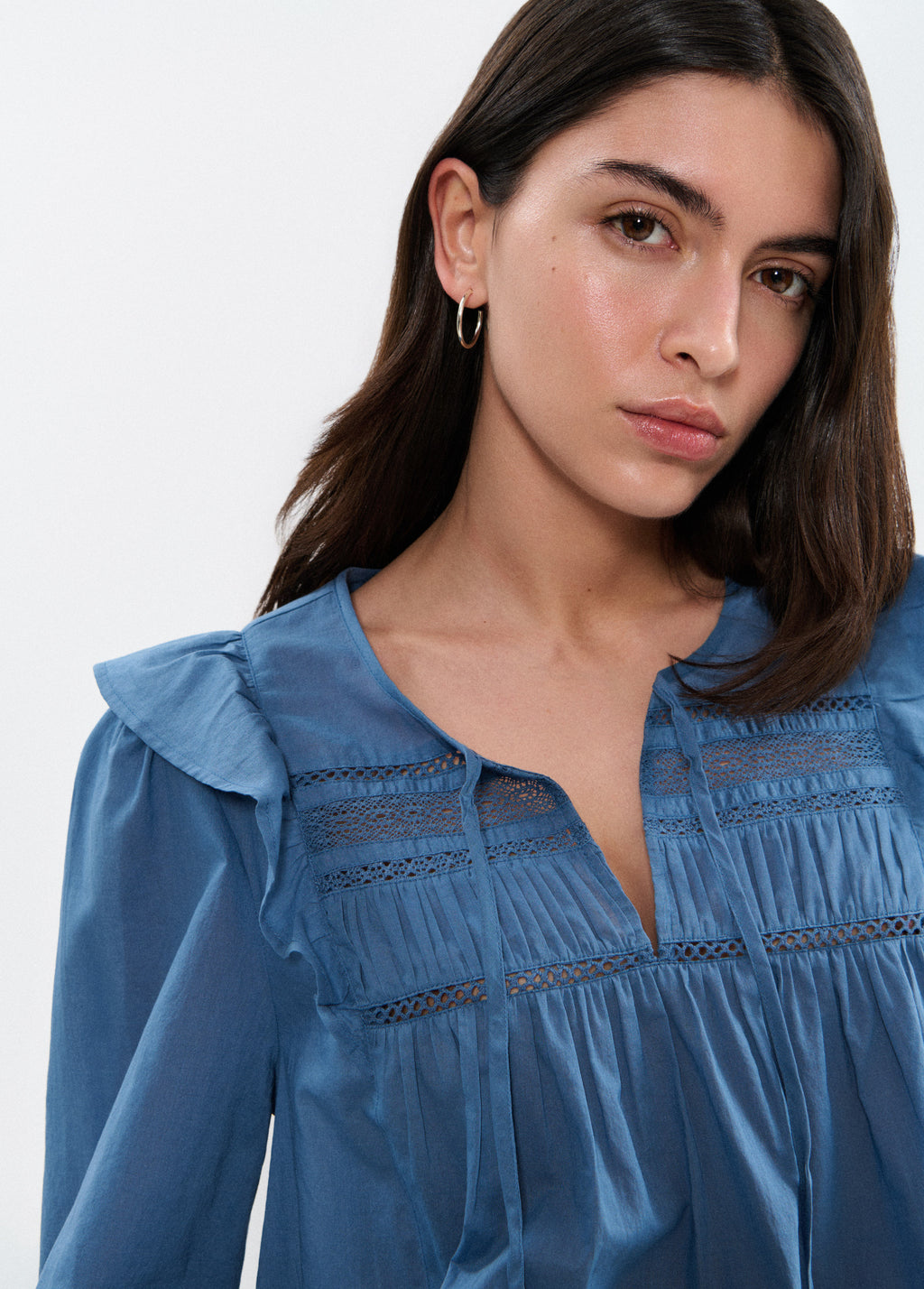 Ruffled blouse