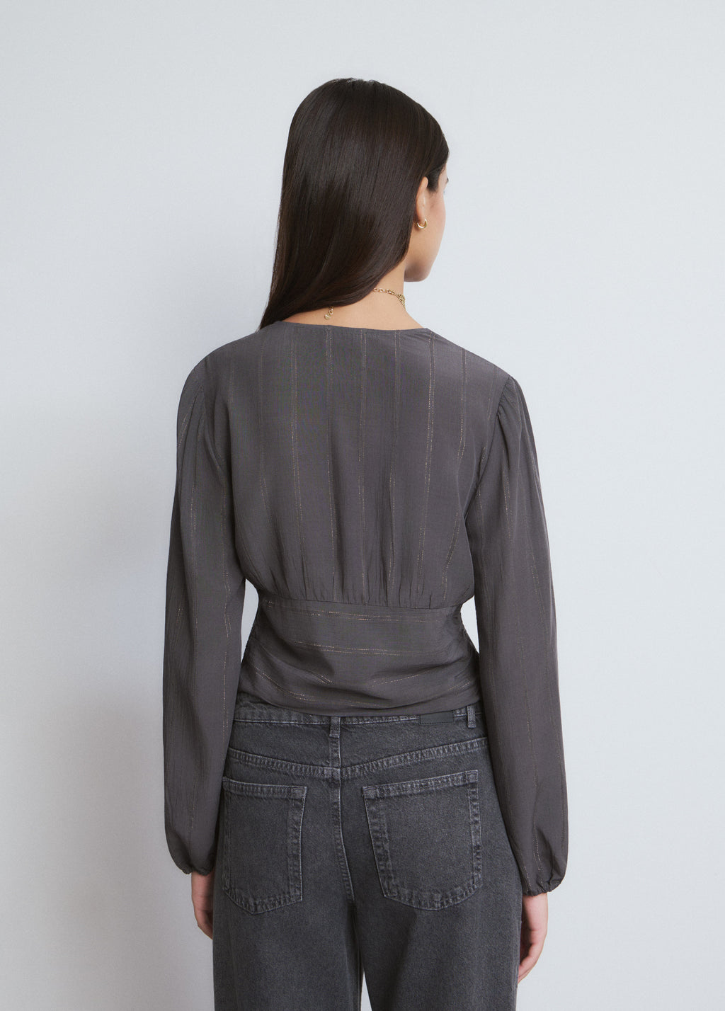 Ruffled blouse