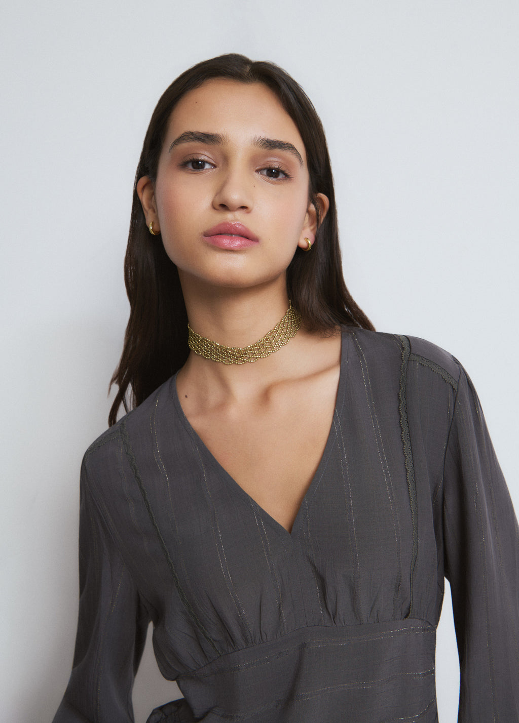 Ruffled blouse