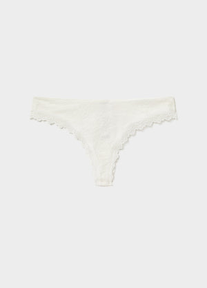 Lace thong