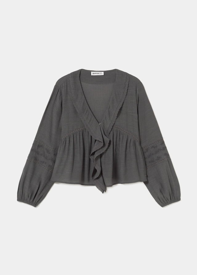 Blusa volantes